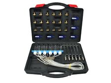KIT TESTER CONTROLLO PROVA INIETTORI AUTO MOTORE DIESEL INIETTORE ADATTATORI