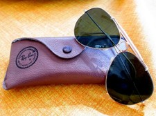 Art.3 - RAY BAN BAUSCH & LOMB - UOMO - AVIATOR - ORIGINALI U.S.A anni 70 - 58/09