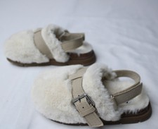 Zoccoli in finto shearling