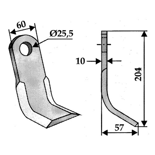 Coltello masticare faie - masticare,