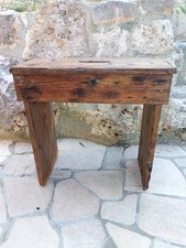 Salento stool antique wood