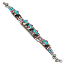 Bracciale fatto a mano corallo