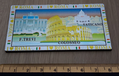 Love roma fridge magnet - fridge,