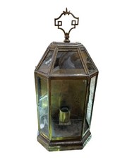 Lanterna antica in ottone e