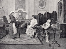 Stupenda stampa antica 1800