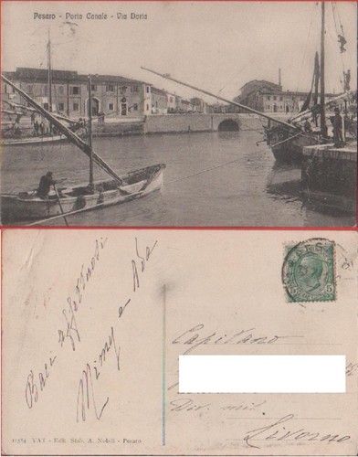 Pesaro porto canale via - pesaro.,