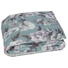 Trapunta matrimoniale invernale Gabel Peony eucalipto - Tessuto cotone