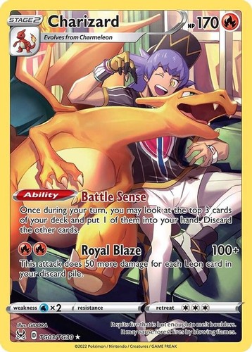 Charizard tg03 tg30 - -,