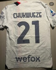 Maglia Match Worn Indossata Unwashed Autografata Chukwueze Atalanta Milan Coa 