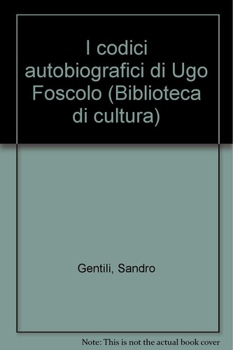 Codici autobiografici ugo - i,