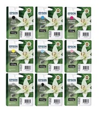 CARTUCCE INCHIOSTRO ORIGINALI EPSON STYLUS FOTO R2400 T0591 a T0599