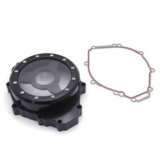 Black & Clear CNC Left Engine