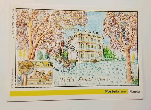Cartolina villa ponti varese - cartolina,