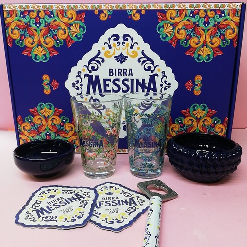 Birra messina bicchieri set - birra,