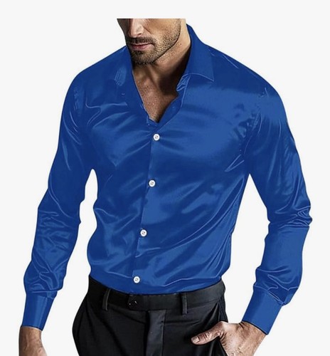 Camicia raso seta uomo - in,