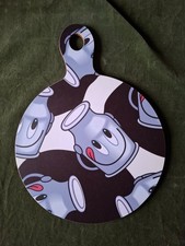 STEFANO GIOVANNONI - Tagliere in melamina decoro Latte  - ALESSI TWERGI