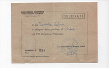 Documento Storico DC 1962 -