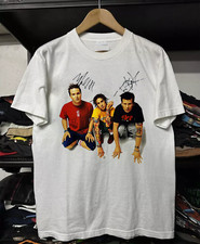 Blink 182 Signature 2000 Tour T Shirt Uomo S-5XL Bianco DO803