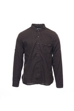 Camicia uomo Converse tela nera vino floreale linguetta manica bottoni 98€