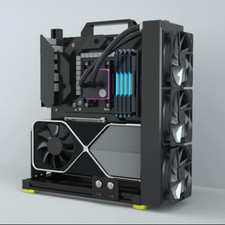 Telaio banco prova PC aperto