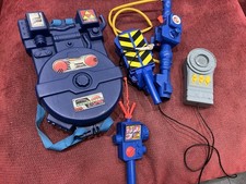 Pacchetto giocattoli originali Real Ghostbusters vintage anni 80 (proton pack ghost trap ecc)
