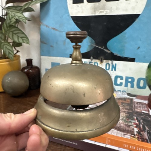Vintage solid brass bell - vintage,