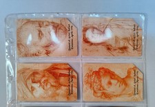 SCHEDE TELEFONICHE BOZZETTI DI ARTISTI ITALIANI Gold n.508/511
