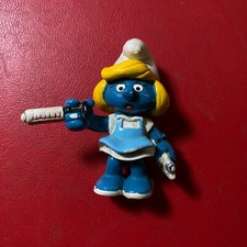 20139 PUFFETTA INFERMIERA NURSE , PEYO 1981 Hong Kong SMURF SCHLUMPF