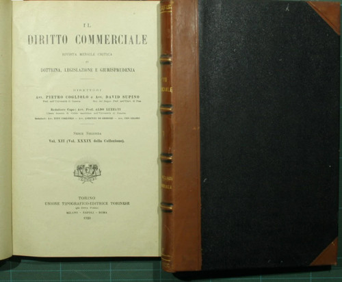 Diritto commerciale vol - commerciale.,