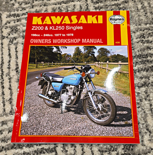 Kawasaki z200 kl250 singles - kawasaki,