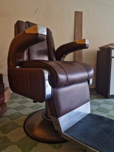 Poltrona barbiere vintage anni