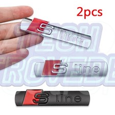 Set 2 emblema logo S-line nero