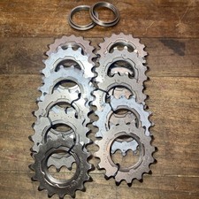 MICHE PIGNONE PISTA ACCIAIO CON SUPPORTO 16 DENTI Very Good