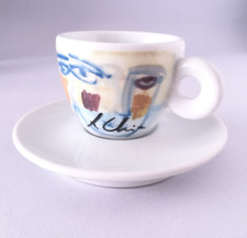 UNUSED Tazzina cup Illy Art collection 1993 Sandro Chia - VENEZIA facce italiane