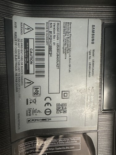 Samsung ue49ku6400uxzt - samsung, 49"