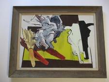 WAYNE LE COM QUADRO CUBISTA