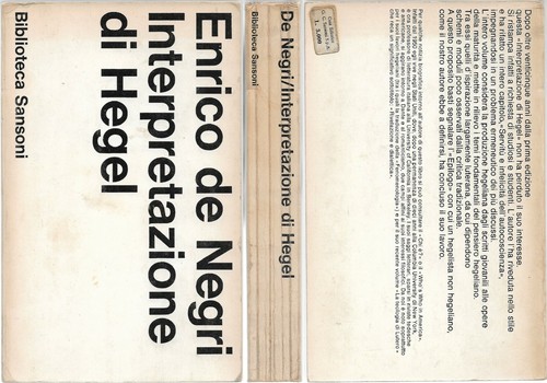 Negri interpretazione di - e.,