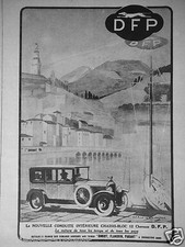 PUBLICITÉ 1923 DFP DORIOT