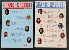 Libro di Musica collezione Grandi operisti italiani Europei Due volumi 1996 1997