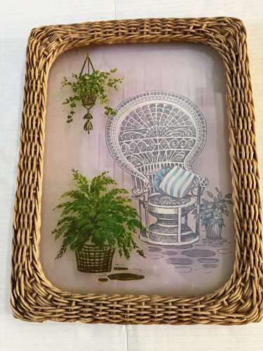 Sedia felci vintage anni 70 - e,