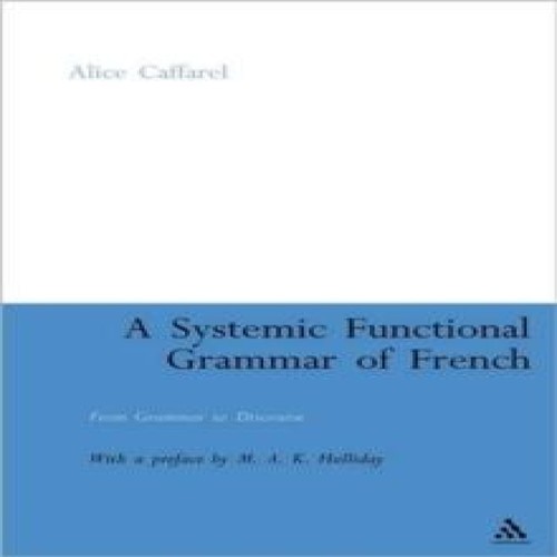 Systemic functional grammar - a,