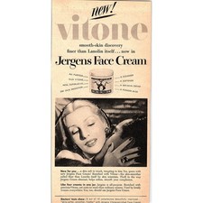 Vitone jergens face cream 1948 - jergens,