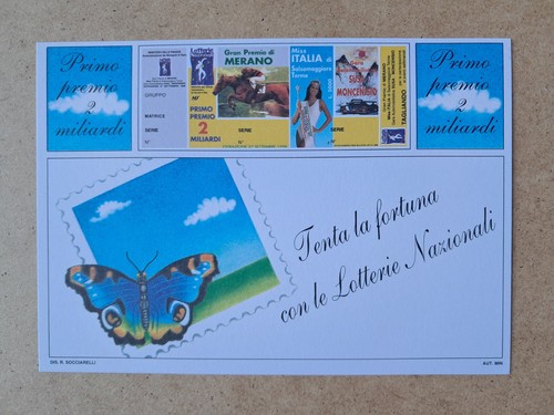 Cartolina lotteria merano - di,