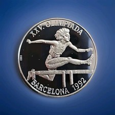 10 Pesos 1992 Silber PP 