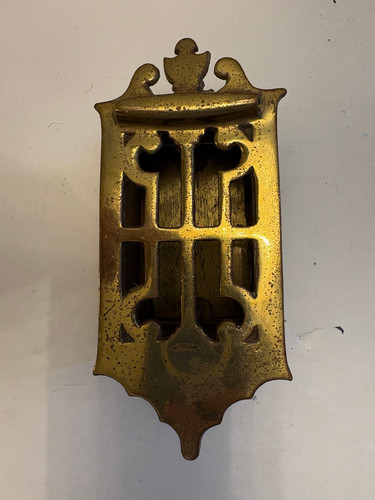 Antico battente porta - antico, ottone