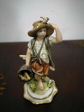 Statuetta Ragazzo di campagna in Porcellana Principe Capodimonte
