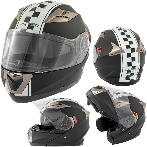 Casco modulare moto doppia - moto,