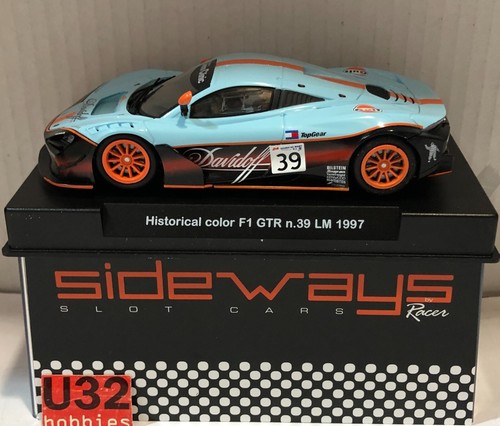 Slot car racer sideways - slot,