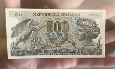 500 LIRE 1970 ARETUSA FIOR DI STAMPA UNC CARTA CROCCANTE