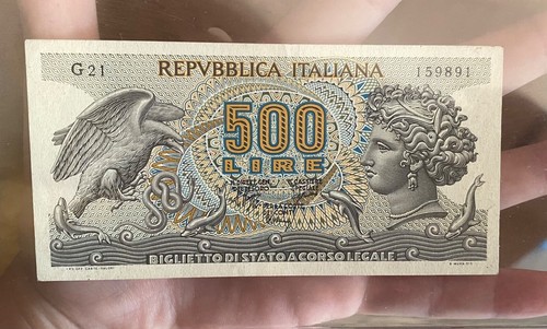 500 lire 1970 aretusa - lire,